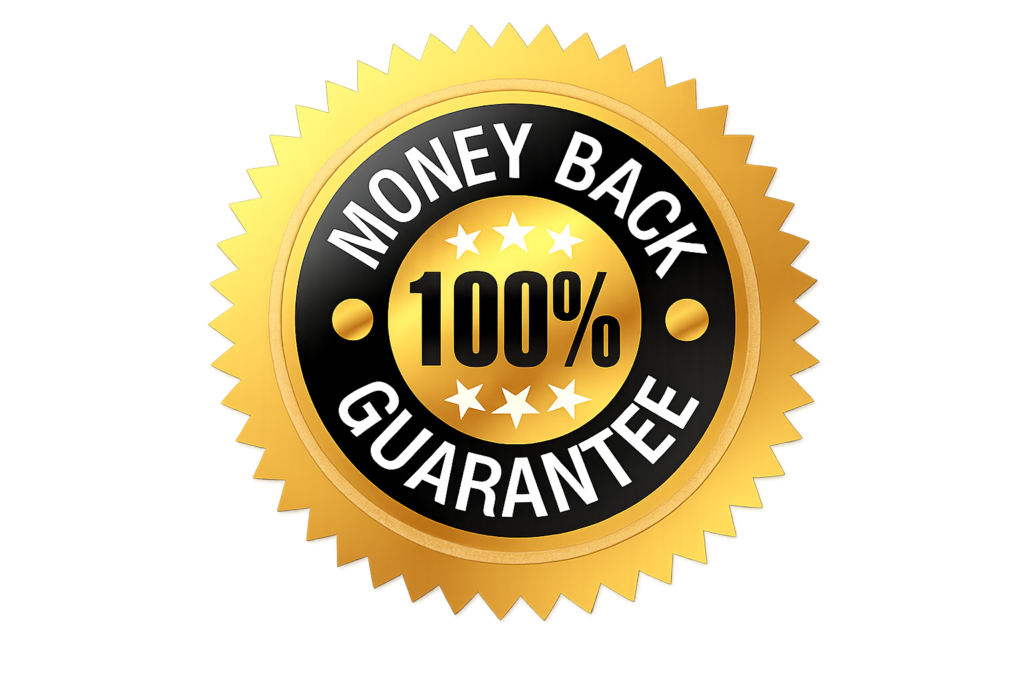 money back guarantee